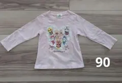 Anpanman アンパンマン 長袖カットソー ロンT　ピンク