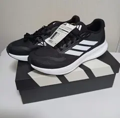 adidas 　RUNFALCON 5 IH7758 ブラック/ホワイト