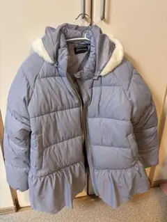 devrock ブルー フード付き中綿コート