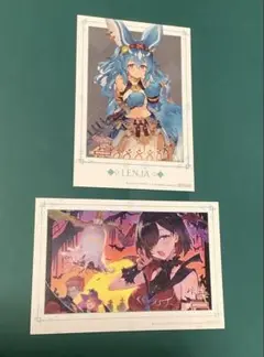 ユミアのアトリエ　レスレリ　JOYSOUND　コースター　ポストカード 　特典