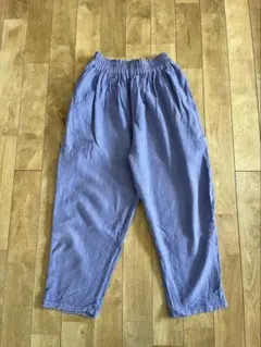 ジェン先生の日常着(ヂェン先生/鄭惠中) テーパードパンツ　パープル　sサイズ
