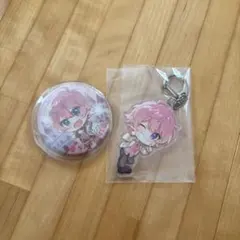 すとぷり さとみ アクリルキーホルダー 缶バッジ