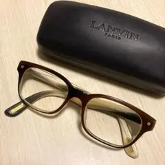 LANVIN ランバン　メガネ　度入り　ケース付き
