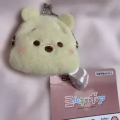 ディズニー＆ピクサーキャラクター ミルキーボアフェイスがま口ポーチ
