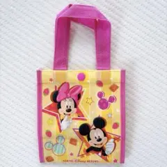 【美品】ディズニーリゾート ビニールバッグ ミッキー ミニー チップ デール
