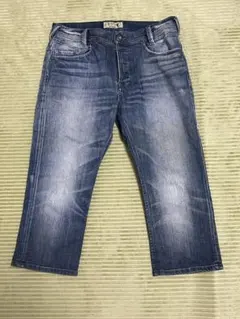 BACK NUMBER Neo Vintage デニムクロップドパンツ 34のサムネイル