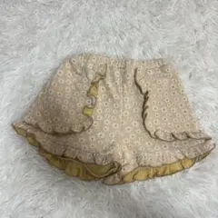 新品 ママラク バースデイ 花柄 ベビー ボトムス パンツ 短パン 95cmのサムネイル