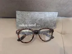 niko and ... ブラウン オーバル型サングラス　調光レンズ