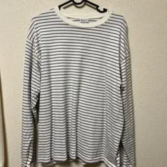 ORCIVAL ネイビー/ホワイト　ボーダーシャツ