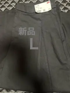 UNIQLO コットンキュロット 09 BLACK L 新品