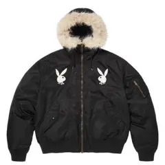 新品 26ss Supreme × Playboy Hooded MA-1 S - メルカリ