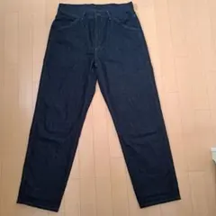 ユニクロ ワイドストレートジーンズ 31 ブルー