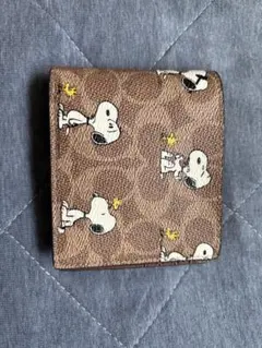 COACH × PEANUTS　3 in 1　二つ折り財布　カードケース付き