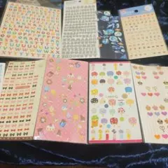 多彩なデザインのシールセット