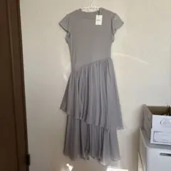 GRL アシンメトリーティーアドワンピース[pu38] Lサイズ