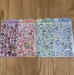 うるちゅるポップシール　日焼けキティ　ベビーキティ　シナモロール　ポチャッコ