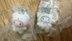 ふわふわスノー　サンリオ　めじるしアクセサリー　メロクロセット