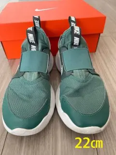 【美品】NIKE スニーカー フレックスランナー 22㎝ グリーン