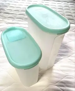 Tupperwareタッパーウェア MMだ円 パステルグリーン 保存容器②