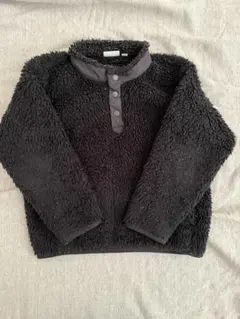 UNIQLO 黒 フリースプルオーバー