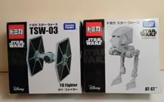 トミカ スター・ウォーズ TIEファイター AT-ST 2機セット新品のサムネイル