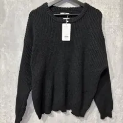 Rocky Monroe ニット　カジュアル　ブラック　未使用　L 美品