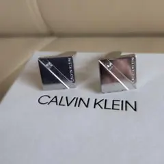 高さん専用　CALVIN KLEIN カフリンクス スクエア シルバーカラー