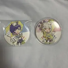 新品】ホロスターズ 羽継烏有 夜十神封魔 アニカフェ アクリル ホロスターズ 夜十神封魔 アクリルスタンド 缶バッジ コースター セット