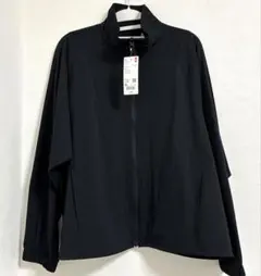 新品UNIQLO ウルトラストレッチ ブルゾン黒XLタグ付き