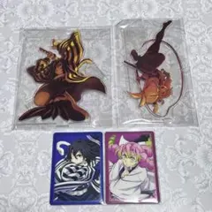 日*1様 鬼滅の刃 無限城編 アクリルスタンド 箔押しカード 伊黒小芭内 甘露寺