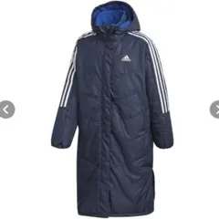 adidas ネイビー　ベンチコート サイズ120