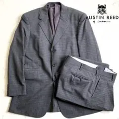 美品 イタリア製 AUSTIN GREY オースチングレイ 革靴 レザーシューズ 茶12M 約30㎝ AUSTIN REED オースチンリード カシミヤ100%フーディーロングコート