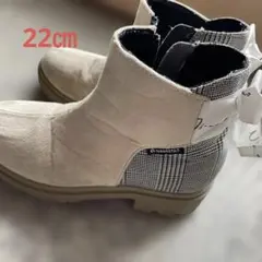 ムーンスターリボン付きおしゃれブーツ