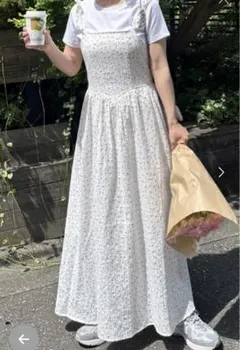 (新品)Alley by w closet 【Alley】肩フリルキャミワンピ