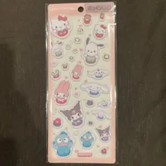 サンリオ ぷっくりシール ハローキティ　クロミ　ポチャッコ　ハンギョドン