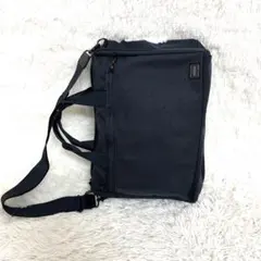 【ロゴ美品】PORTER ポーター ２層3way TIME リュック ネイビー