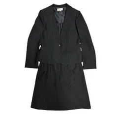 東京ソワール　ブラックスーツ　スカート　11号　Lサイズ