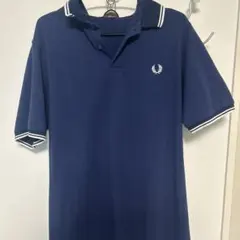 Fred Perry ネイビー 半袖ポロシャツ XL