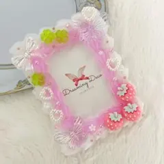 いちご ホイップデコ トレカケース 硬質ケース みるく ピンク B8 推し活