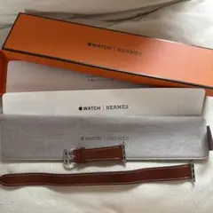 美品 レザーベルト HERMES AppleWatch アップルウォッチ ベルト