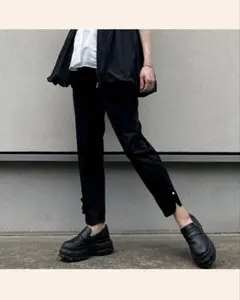 SONOソーノ テーパードパンツ 黒 サイズ2