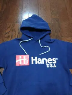 Hanes USA パーカー　M　ネイビー　90S　古着　旧タグ