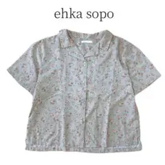 ehka sopo 花柄 シャツ ブラウス