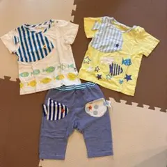 BABY CHEER トップス2点 パンツ1点 セット 100ベイビーチアー