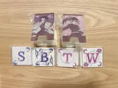 鬼滅の刃 アルファベット　タイルマグネット 看板　栗花落カナヲ　胡蝶しのぶ