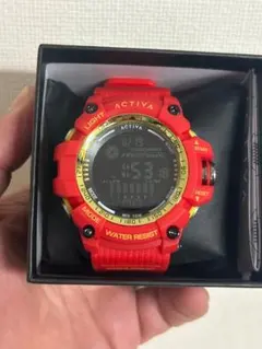 ACTIVA 腕時計 summit デジタル レッド 50mm