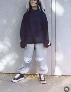 ⑤ dress monster ドレスモンスター 裏起毛スウェットパンツ 150