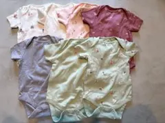 NEXT ベビー ロンパース 70 半袖 女の子 7枚セット まとめ売り