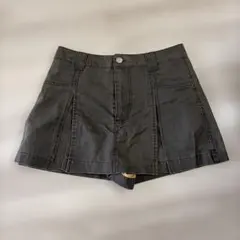 ZARA ワックスフィニッシュスコート ショートパンツ XS