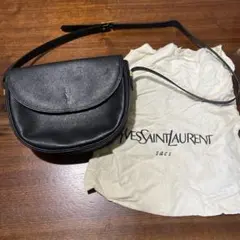 Yves Saint Laurent ブラックショルダーバッグ